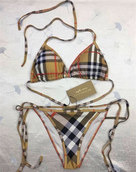 burberry bathing suit womens|burberry dupe bikini.